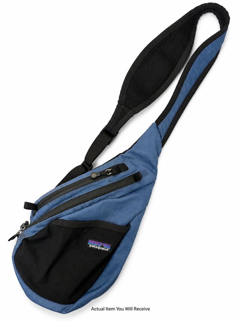Patagonia Atom Sling Bag 8L Blue Black Crossbody Backpack Style 48262